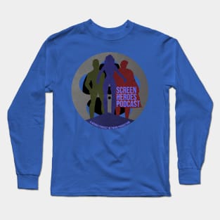 Screen Heroes Podcast Logo Long Sleeve T-Shirt